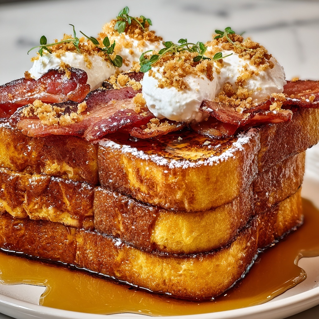 Bourbon Maple Bacon French Toast Recipe - Recipe Image