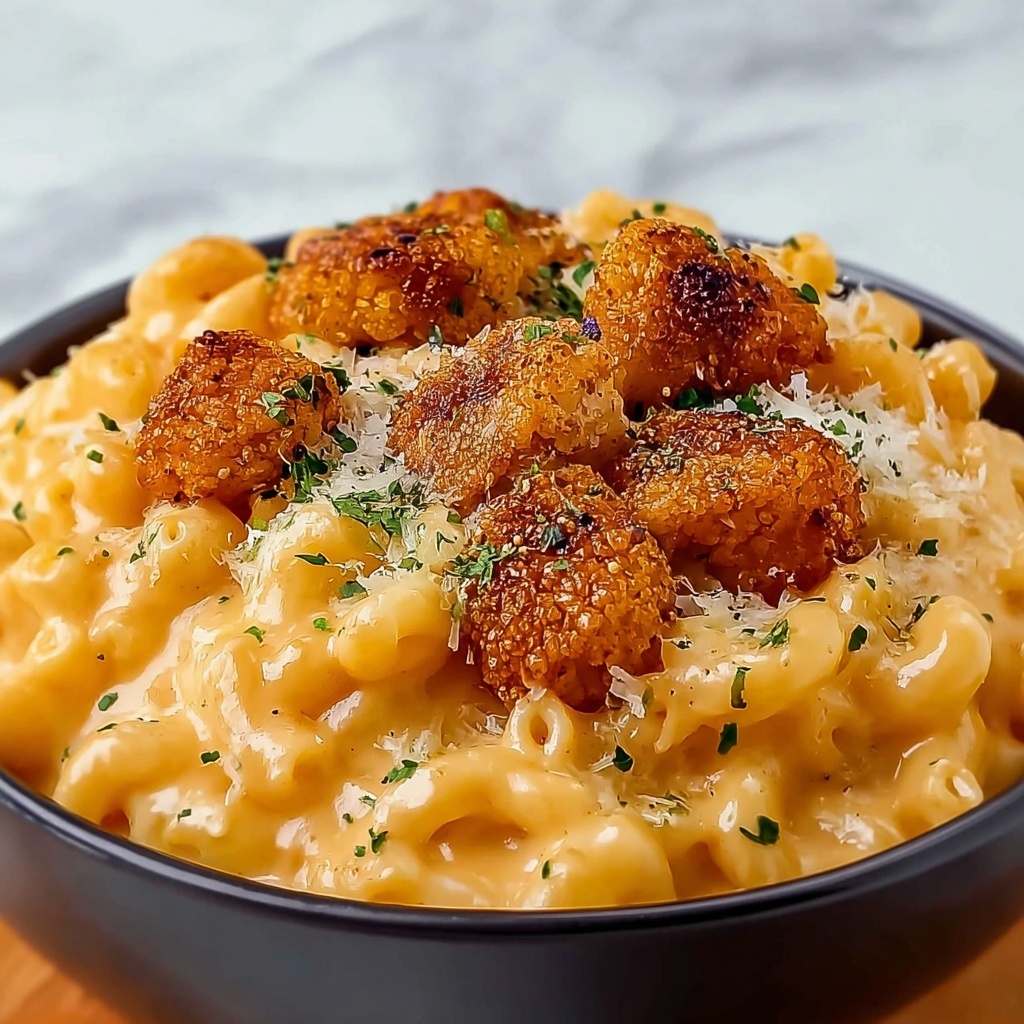 Creamy Honey Pepper Chicken Mac and Cheese Delight Recipe - Recipe Image