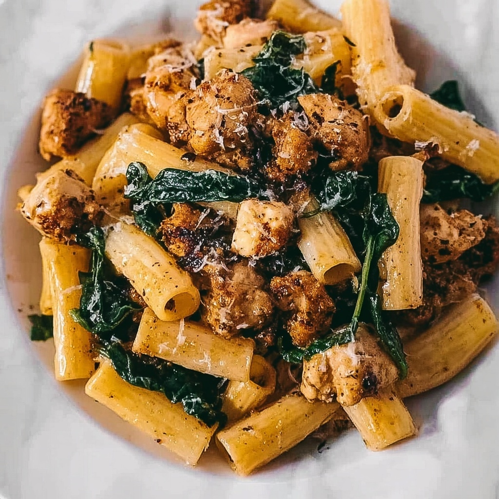 Spicy Tuscan Chicken Pasta Recipe - Recipe Image