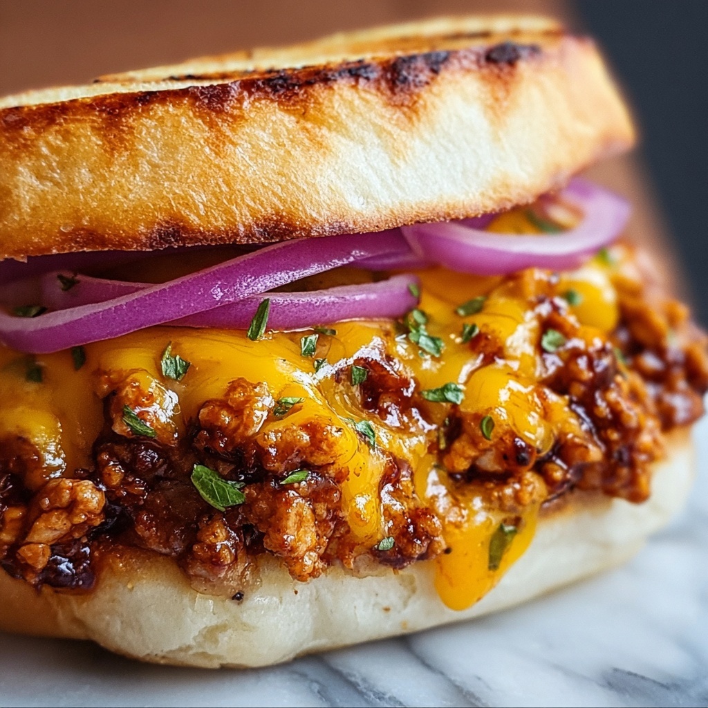 Delicious Cajun Chicken Sloppy Joes Recipe - Recipe Image