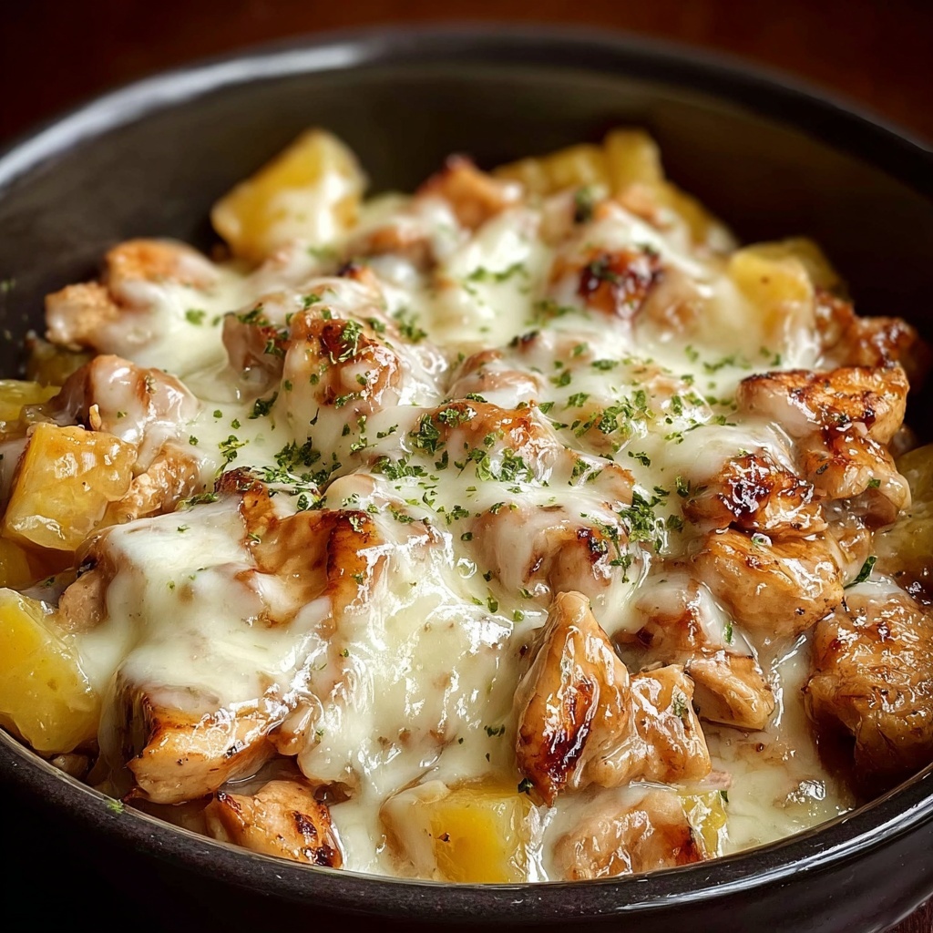 Slow Cooker Garlic Parmesan Chicken and Potatoes Recipe - Recipe Image