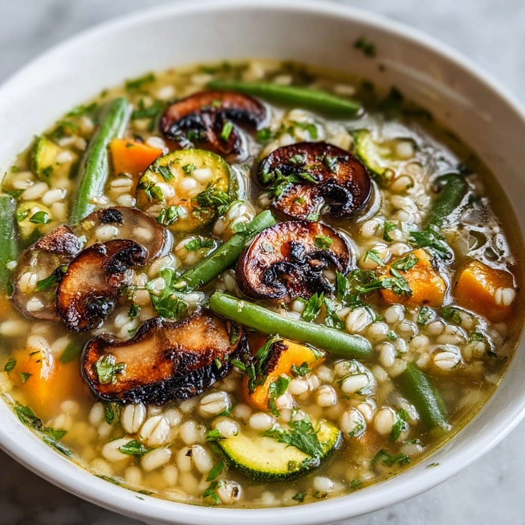 Rustic Vegetable Barley Soup Recipe - Recipe Image