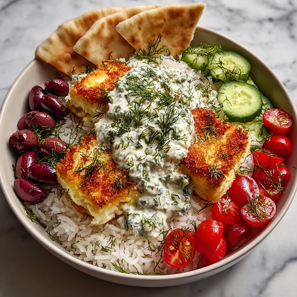 Greek Halloumi Power Bowl Recipe - Recipe Image