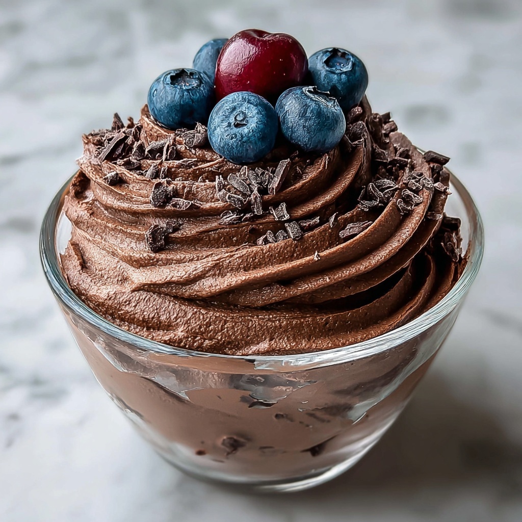 Whipped Chocolate Protein Fluff Recipe - Recipe Image