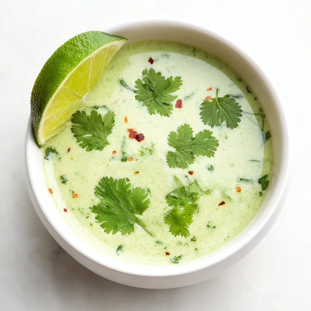 Spinach Coriander Lemongrass Soup Recipe - Recipe Image