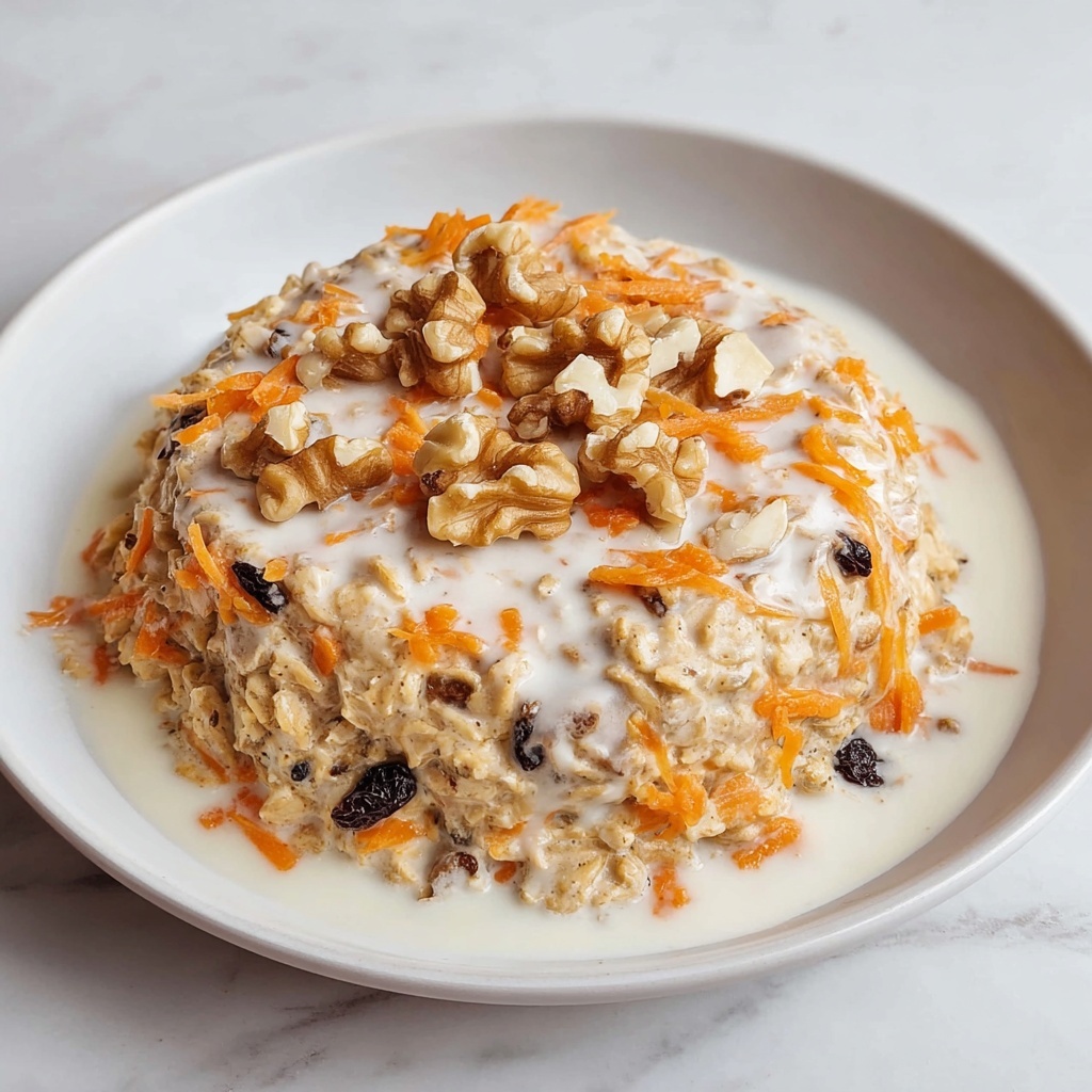 Carrot Cake Overnight Oats Recipe - Recipe Image