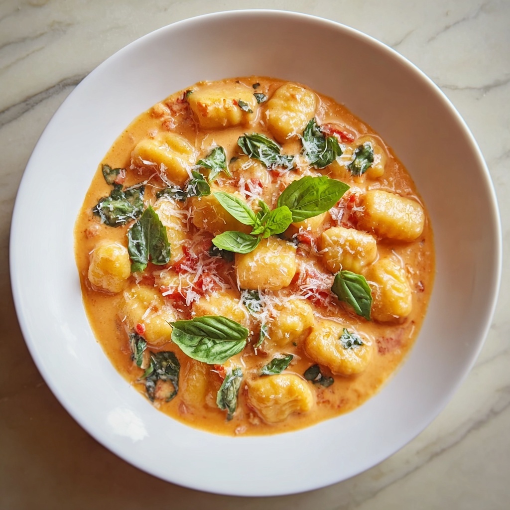 Creamy Tomato Gnocchi Recipe - Recipe Image