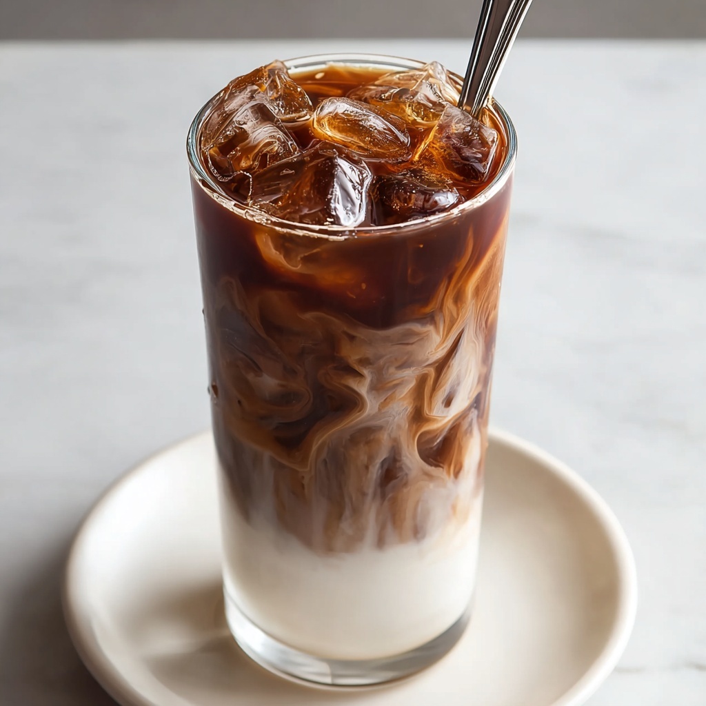 Chocolate Cracking Iced Latte Recipe - Recipe Image