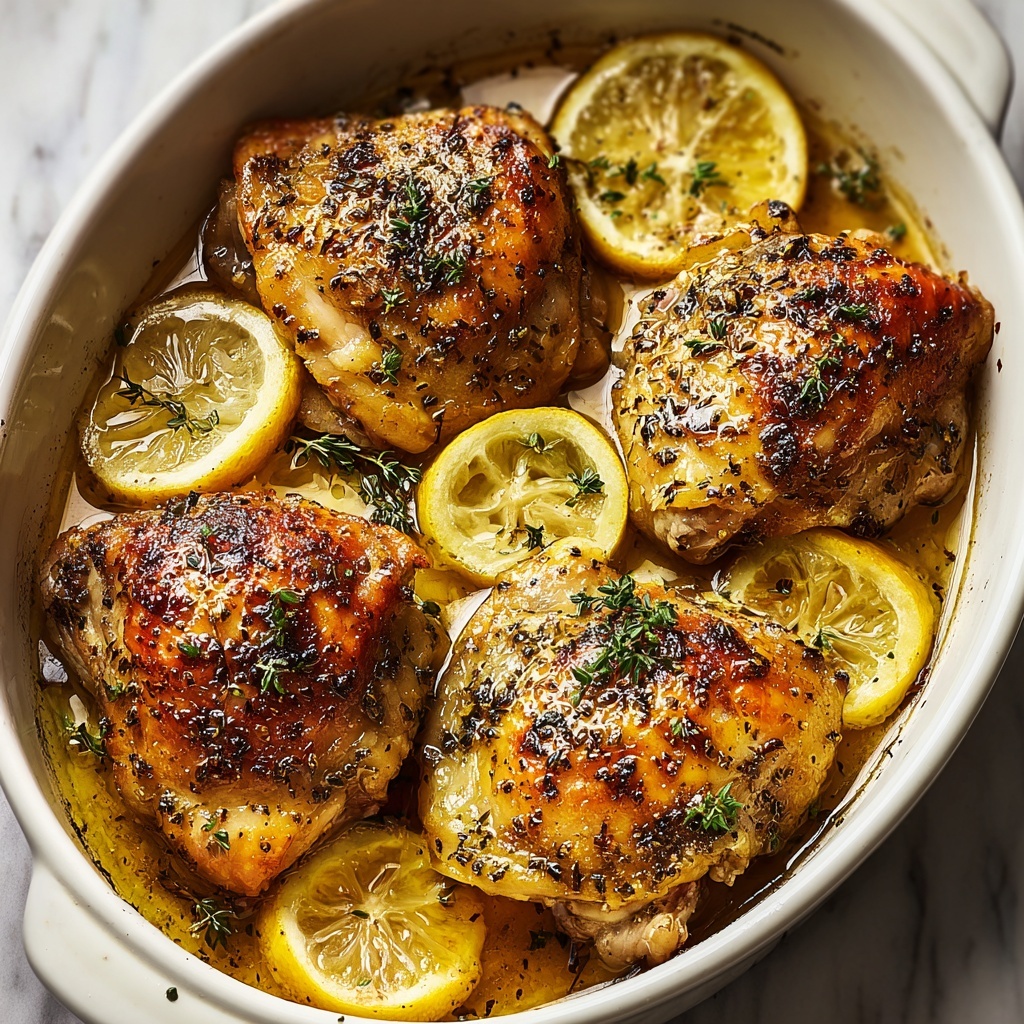 Greek Lemon Chicken Thighs Recipe - Recipe Image