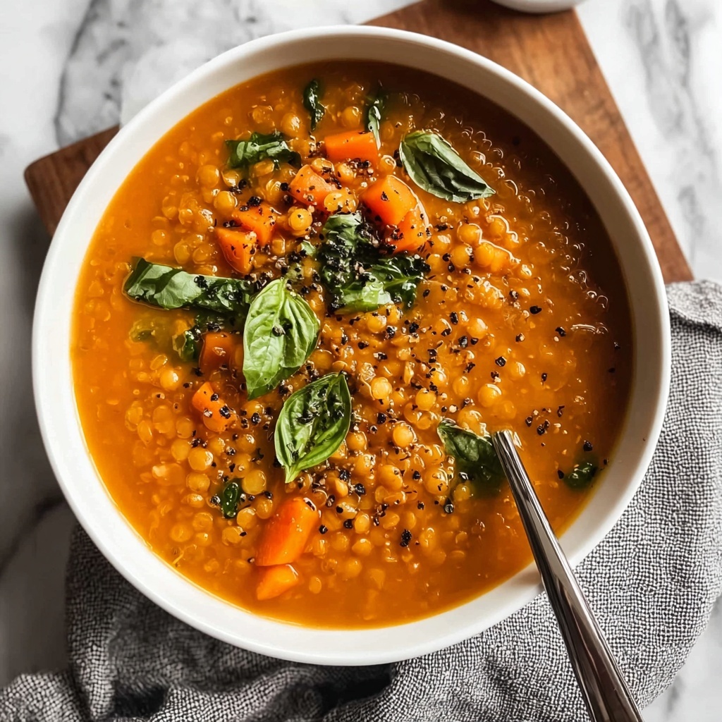 Creamy Red Lentil Soup Recipe - Recipe Image