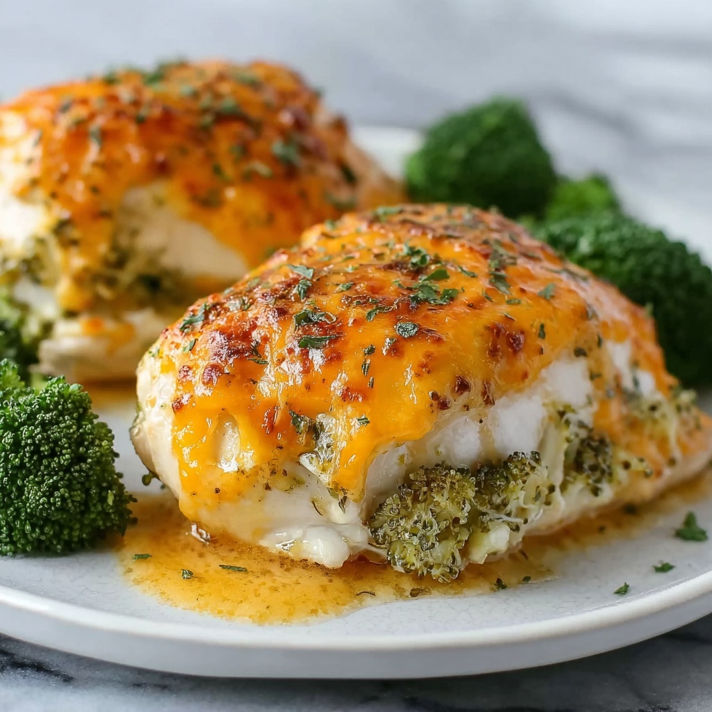 Broccoli Cheddar Stuffed Chicken Recipe - Recipe Image