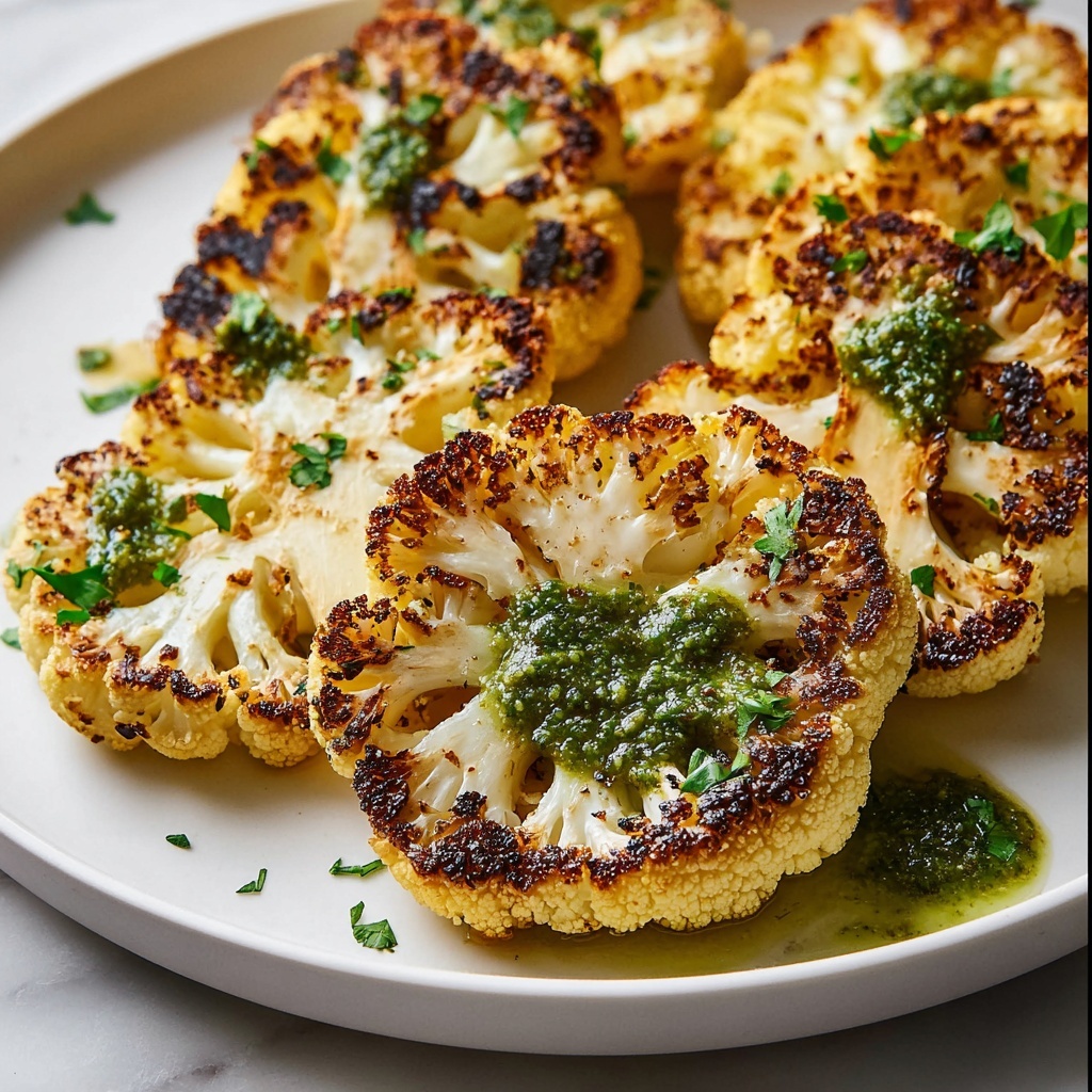Roasted Cauliflower Steaks Recipe - Recipe Image