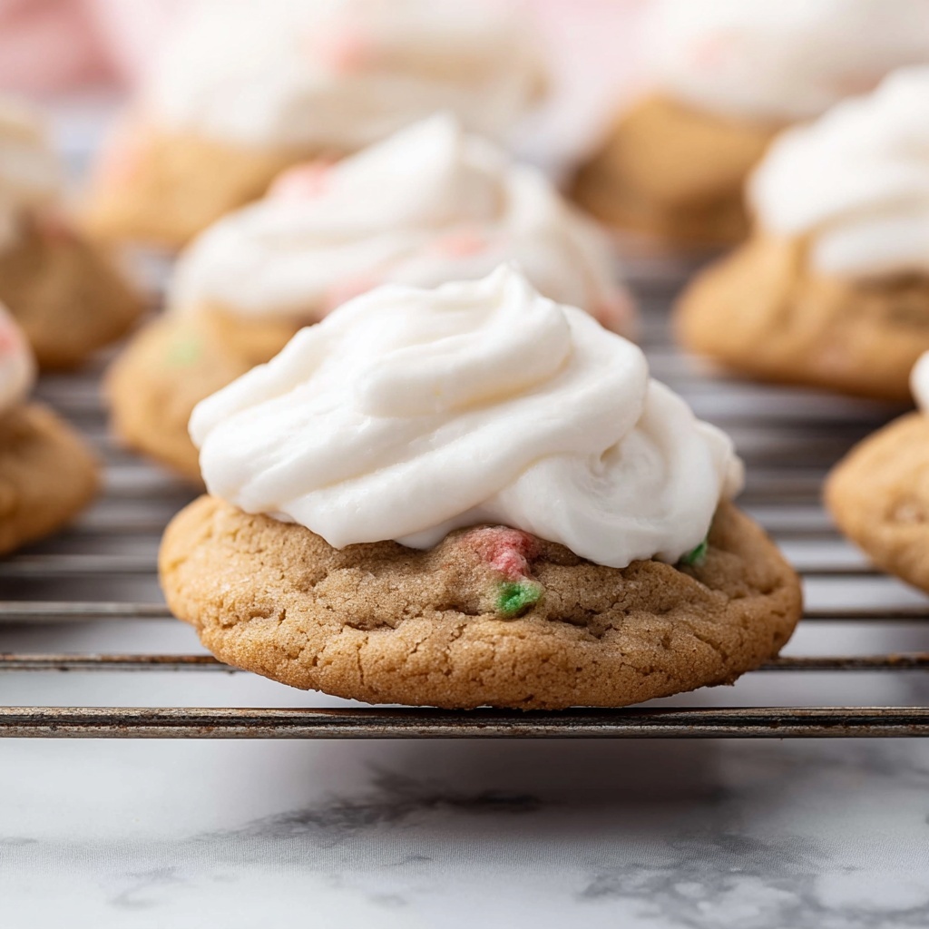 Rhubarb Cookies with Cream Cheese Frosting Recipe - Recipe Image