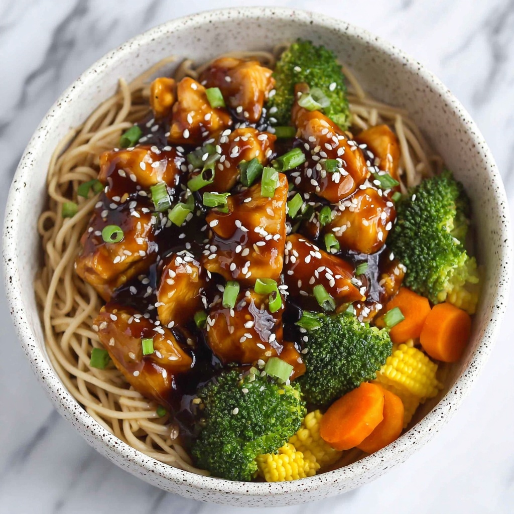 Honey Sesame Chicken Noodle Bake Recipe - Recipe Image