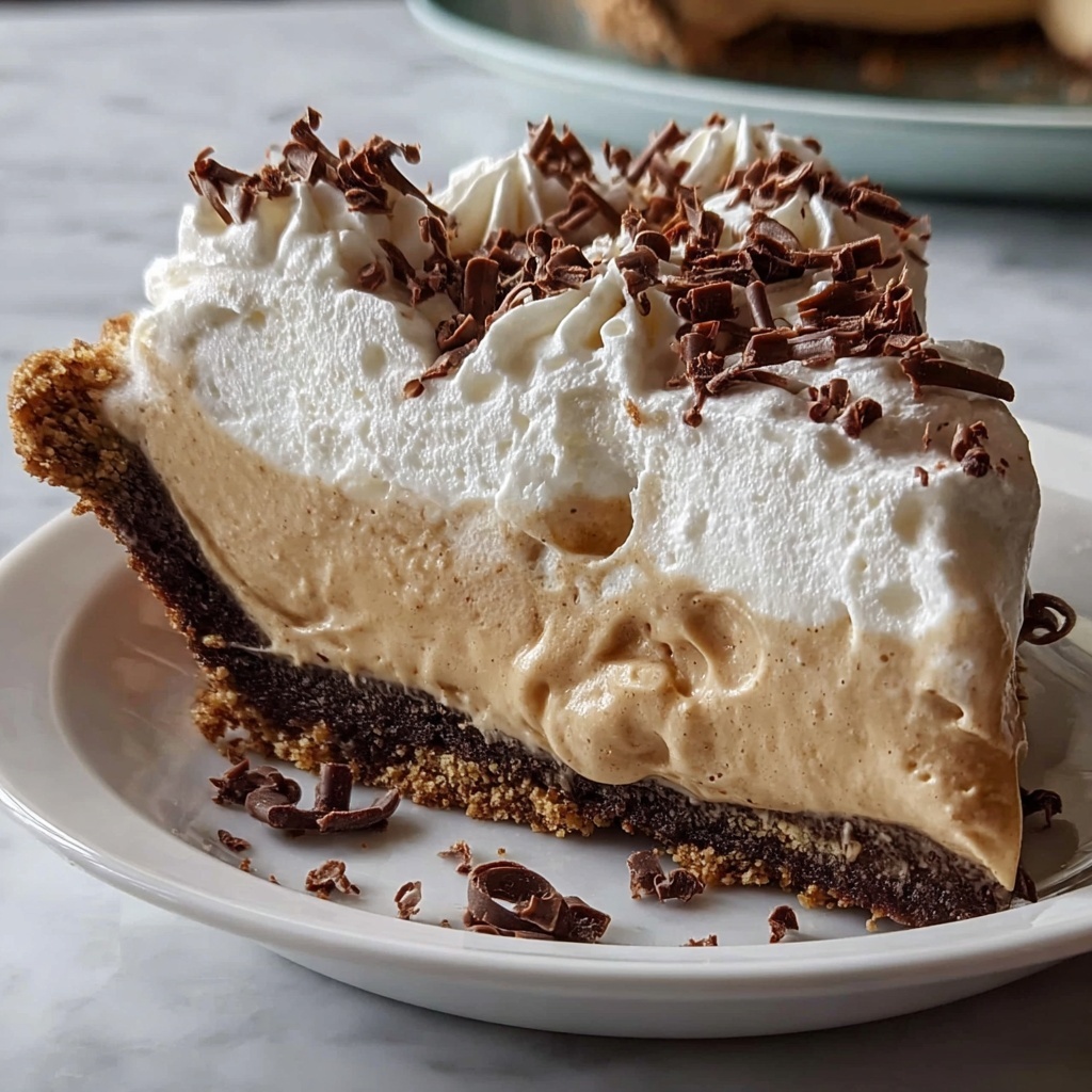 Peanut Butter Chocolate Instant Pudding Pie Recipe - Recipe Image