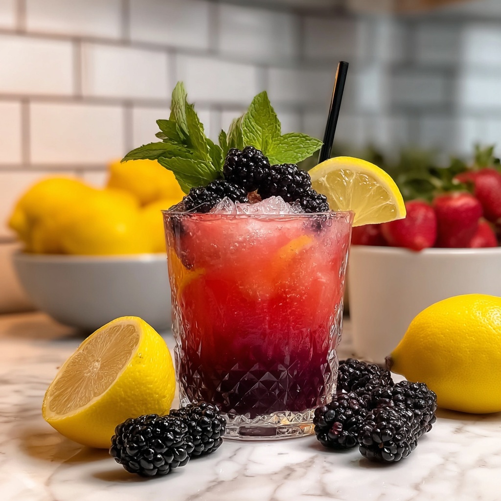 Triple Berry Lemonade Recipe - Recipe Image