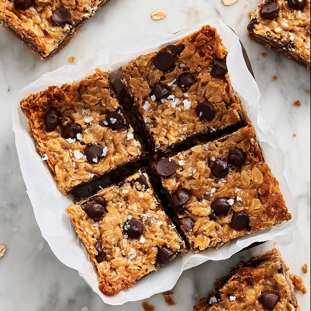 Healthy Chocolate Chip Oatmeal Bars Recipe - Recipe Image