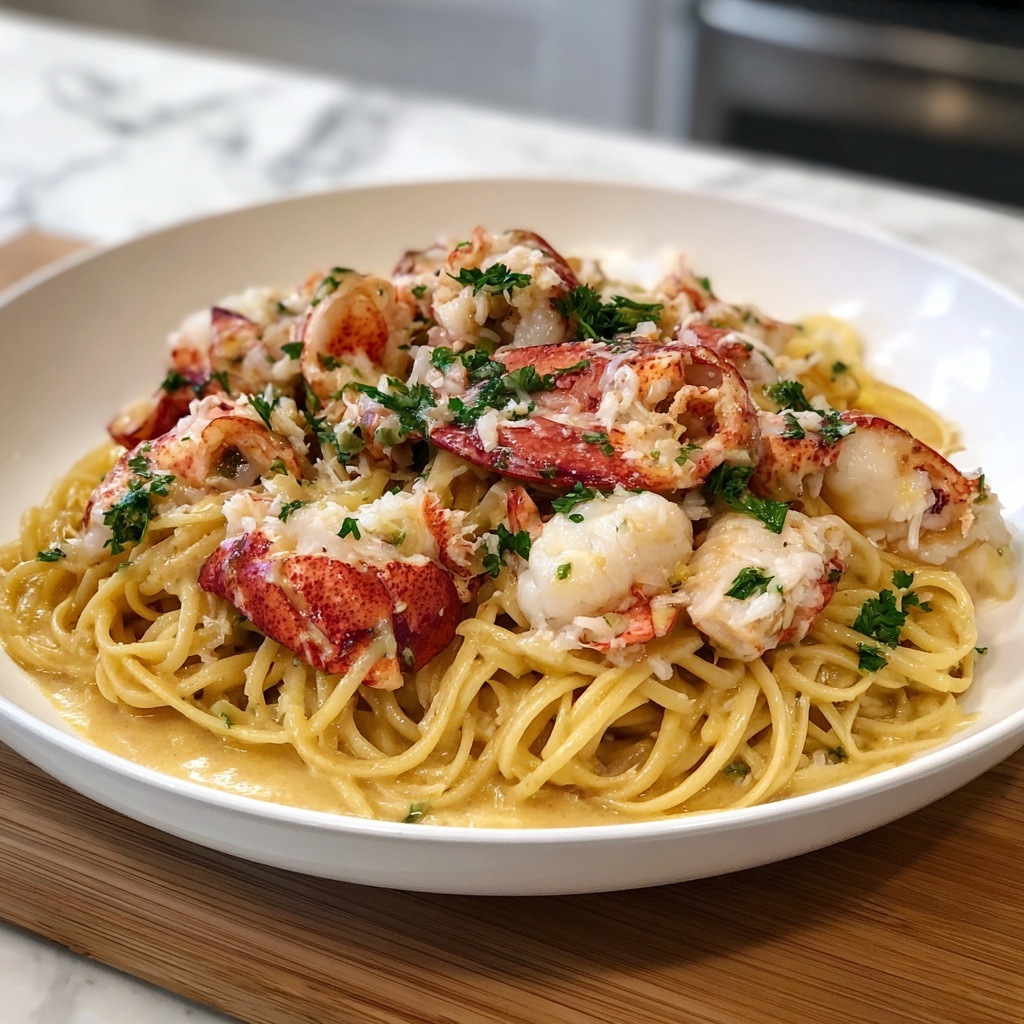 Buttered Lobster Pasta Recipe - Recipe Image