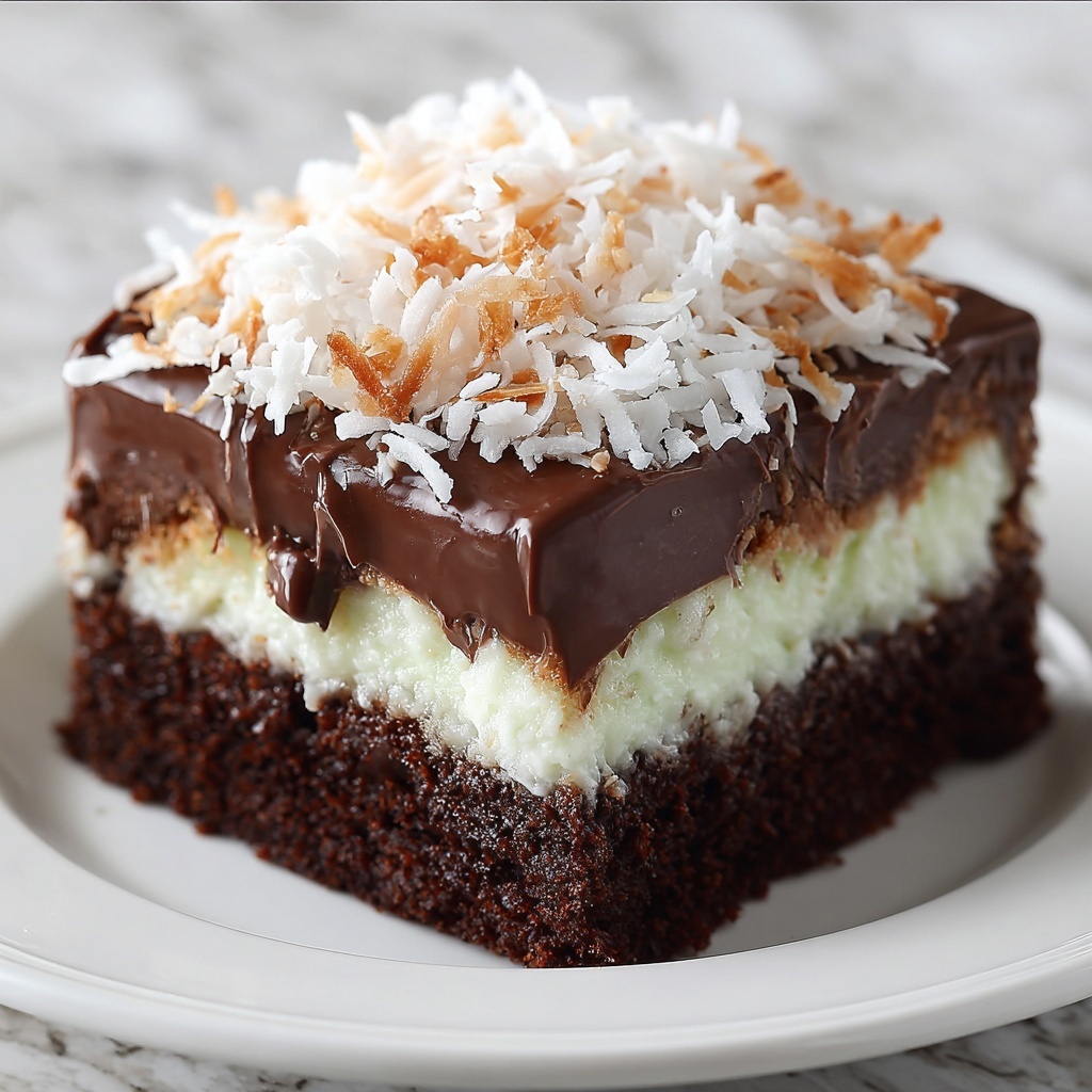 Mounds Poke Cake Recipe - Recipe Image