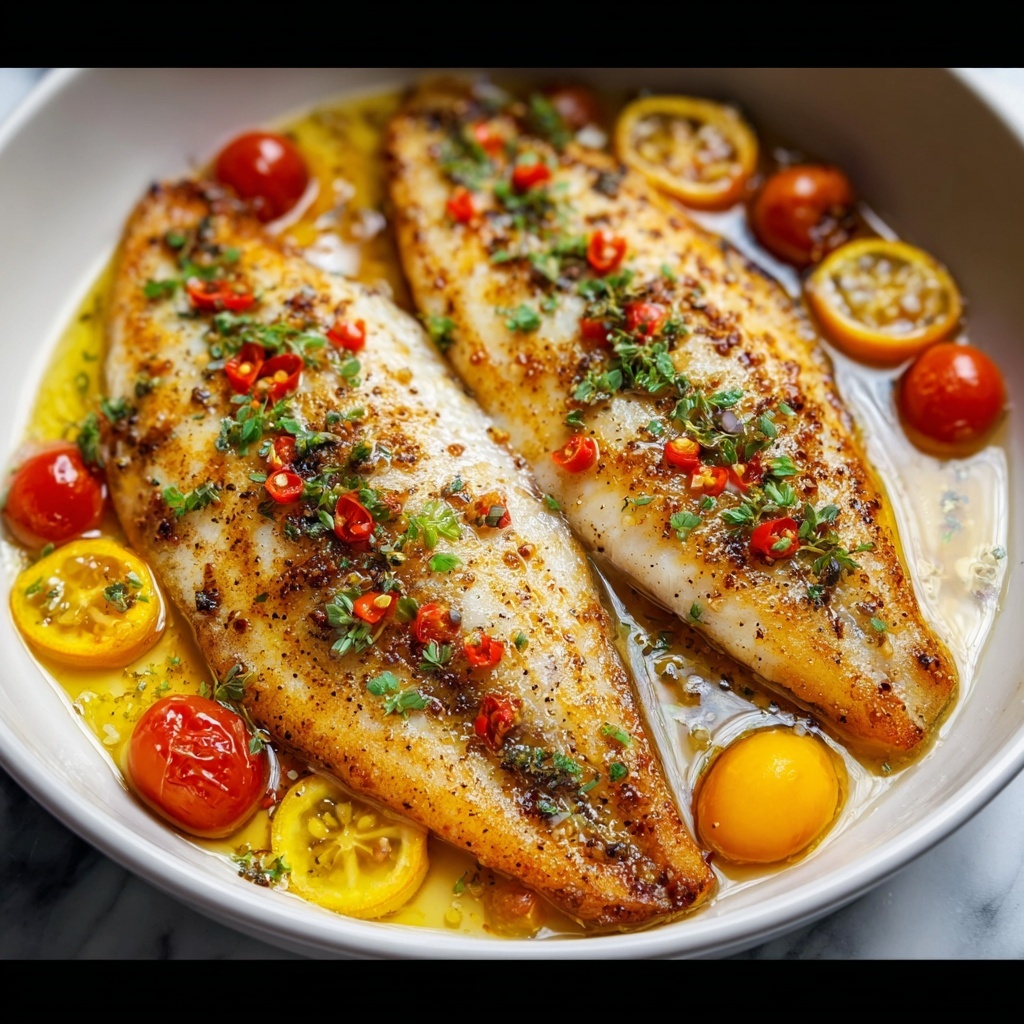 Simple Mediterranean Baked Fish Recipe - Recipe Image