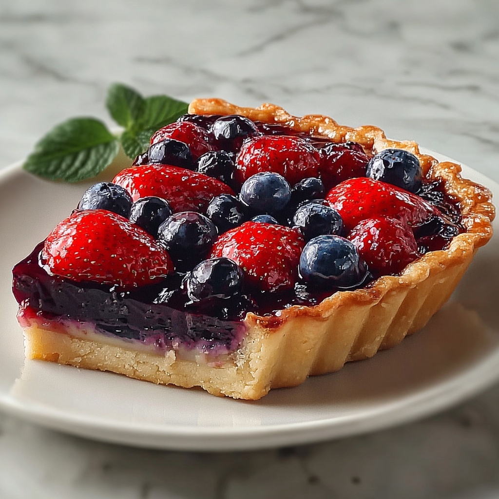 Blueberry Strawberry Pie Recipe - Recipe Image