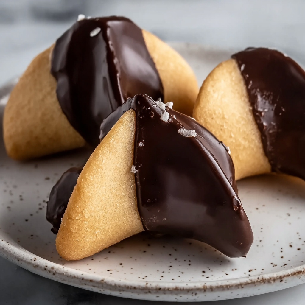 Chocolate-Peanut Butter Covered Fortune Cookies Recipe - Recipe Image