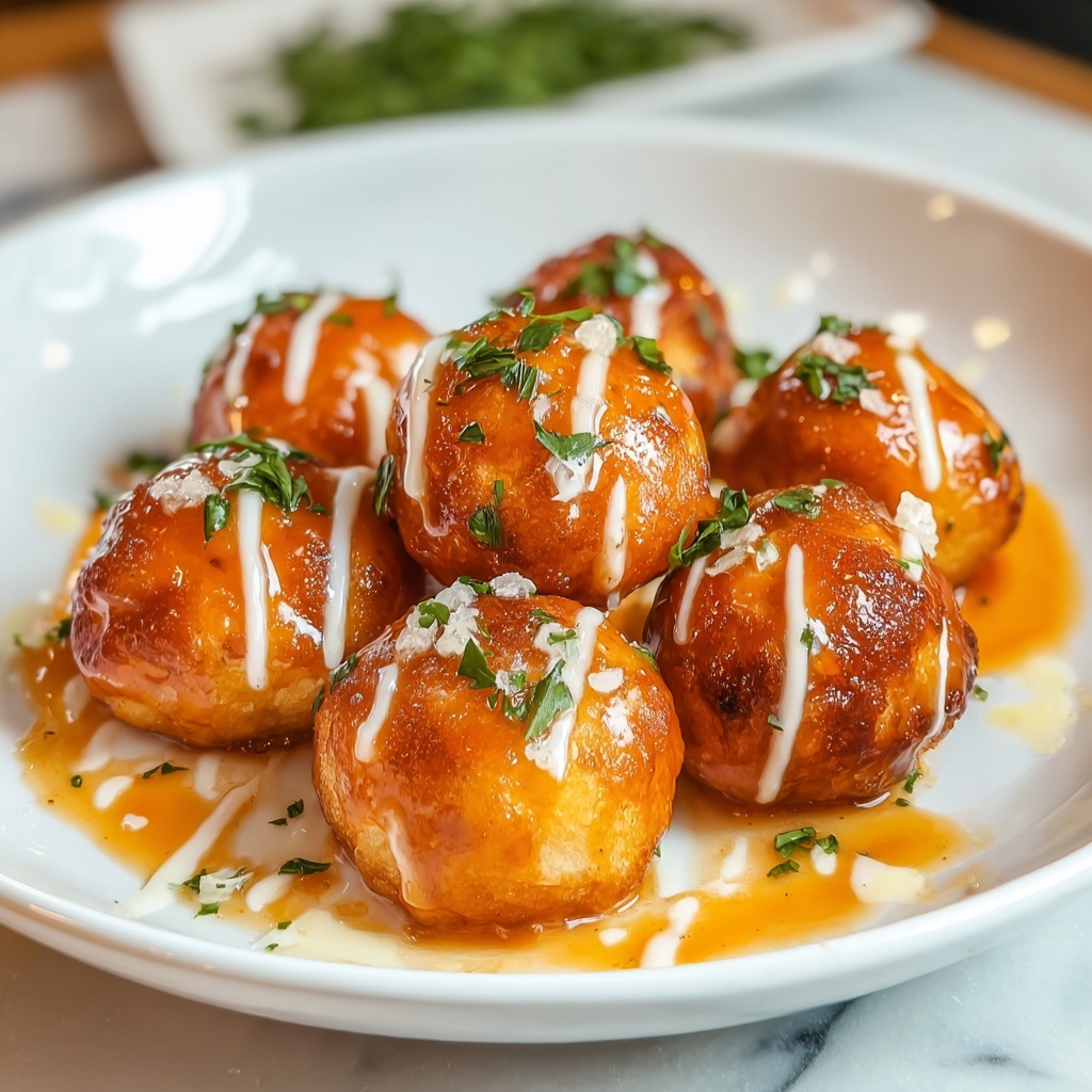 Buffalo Chicken Meatballs Recipe - Recipe Image