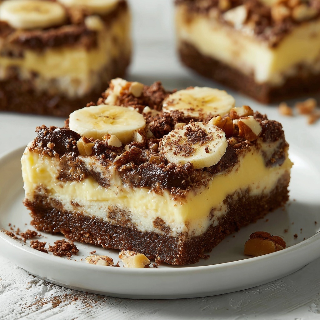 Banana Pudding Brownies Recipe - Recipe Image