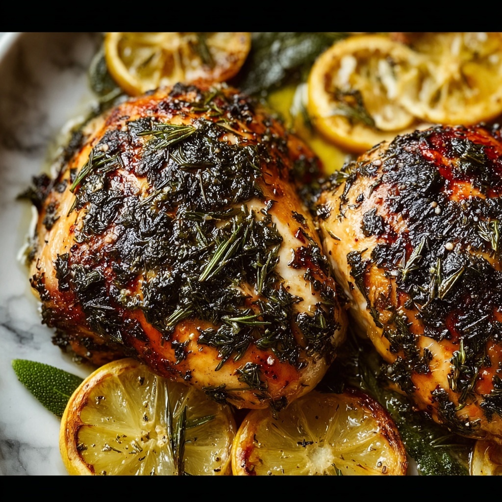 Herb & Lemon Roasted Chicken Recipe - Recipe Image