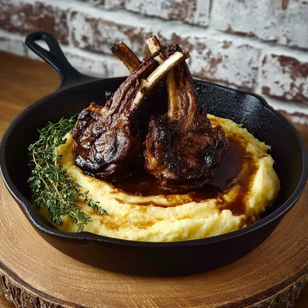 Gospel Shank with Smoked Gouda Grits Recipe - Recipe Image