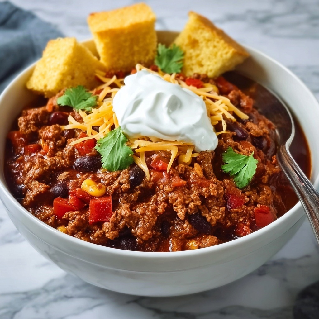 Cornbread Chili Casserole Recipe - Recipe Image