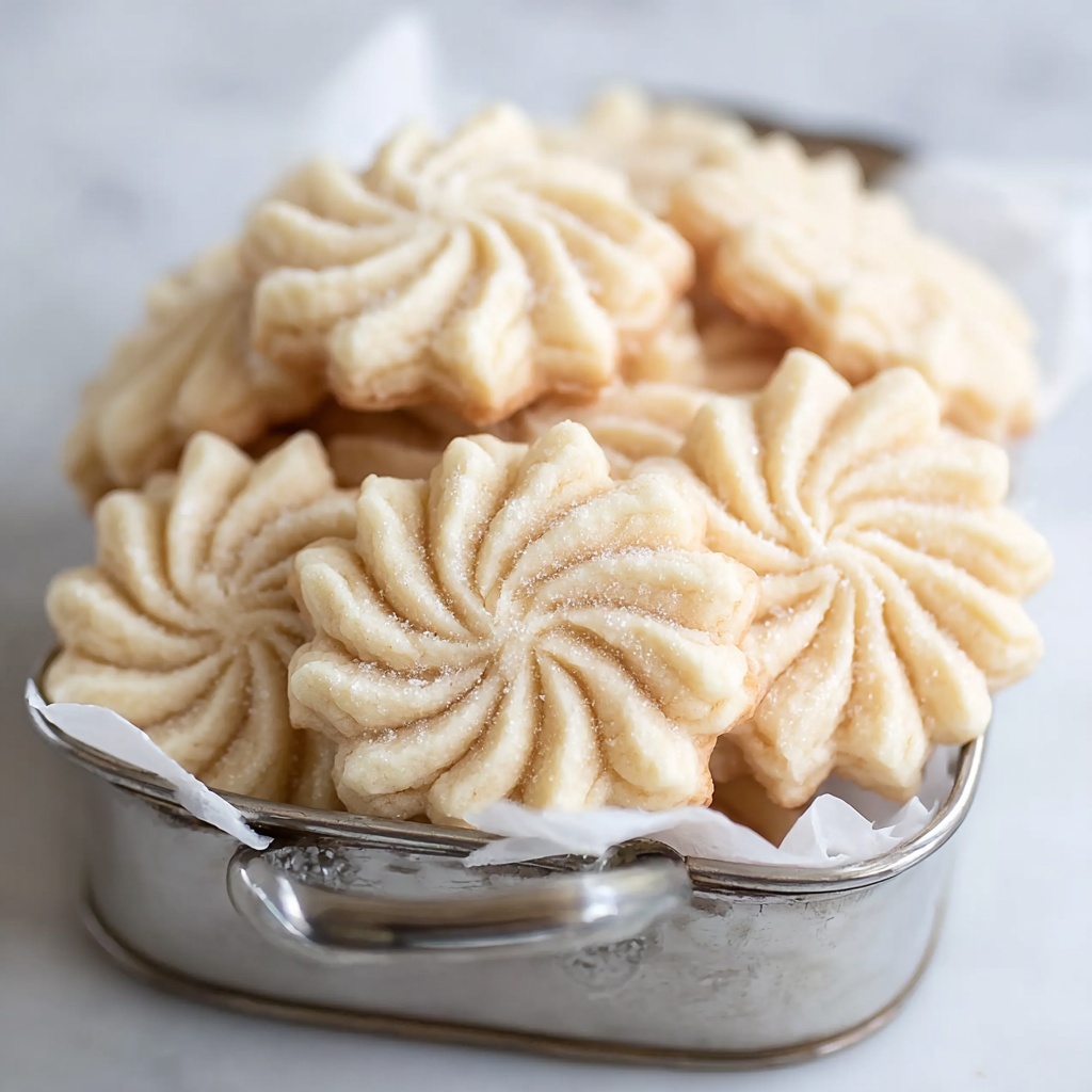 Butter Cookies with Piping Tips Recipe - Recipe Image
