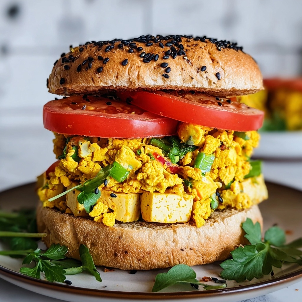 Tofu Scramble Breakfast Sandwiches Recipe - Recipe Image