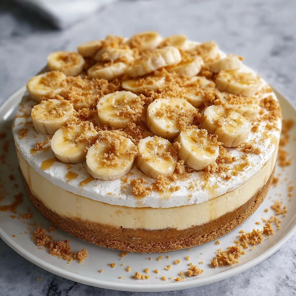 Banana Cream Cheesecake Recipe - Recipe Image