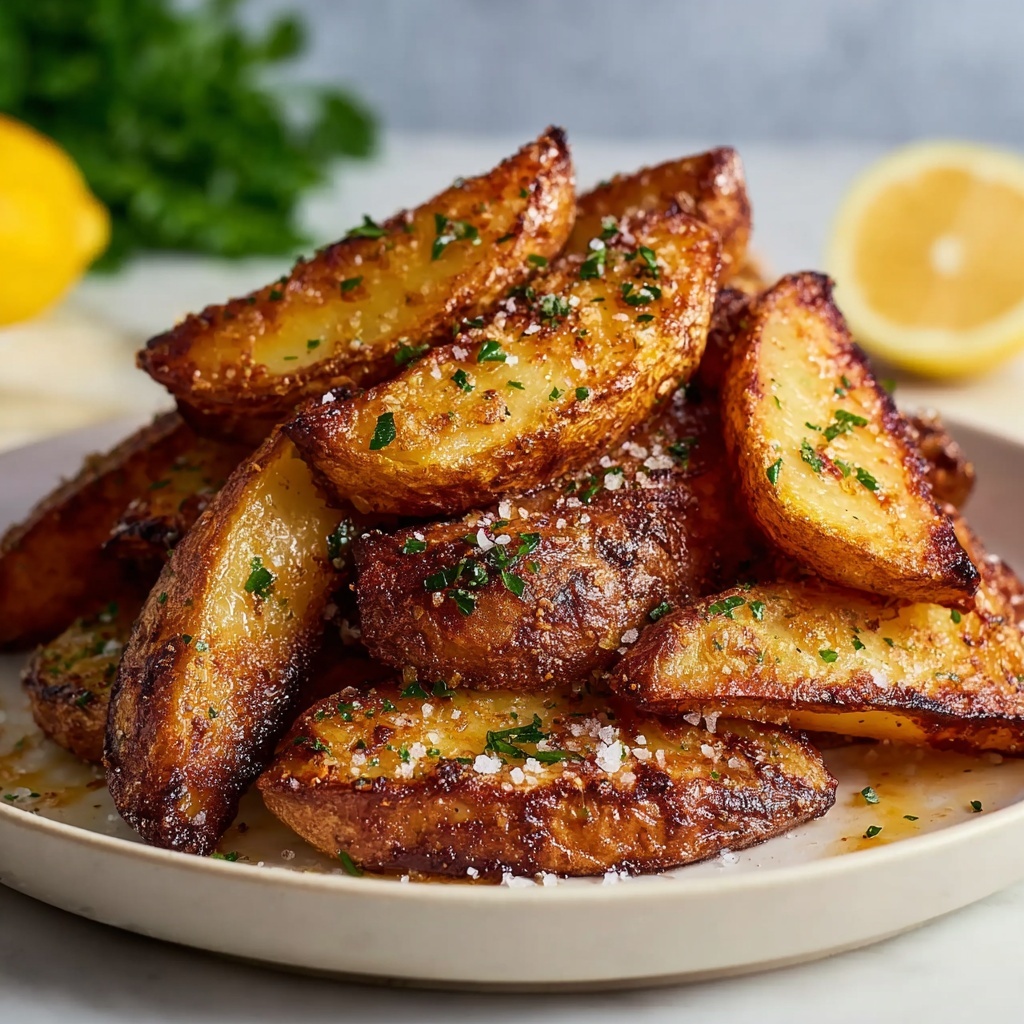 Grilled Lemon-Herb Potatoes Recipe - Recipe Image
