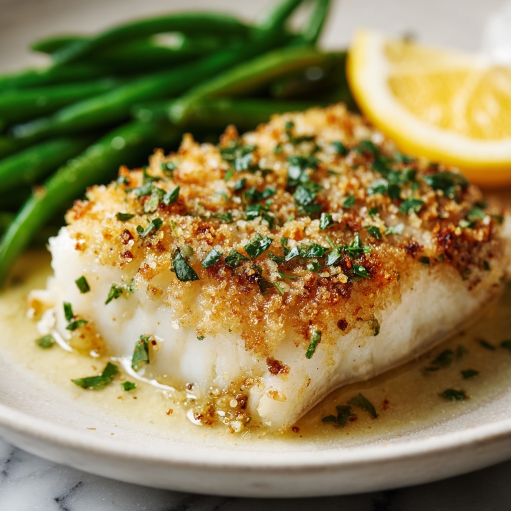 Parmesan Crusted Cod Recipe - Recipe Image