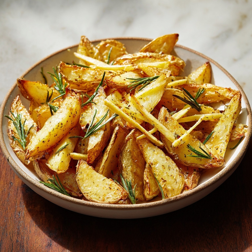 April Bloomfield’s Rosemary Straw Potatoes with Lemon Salt Recipe - Recipe Image