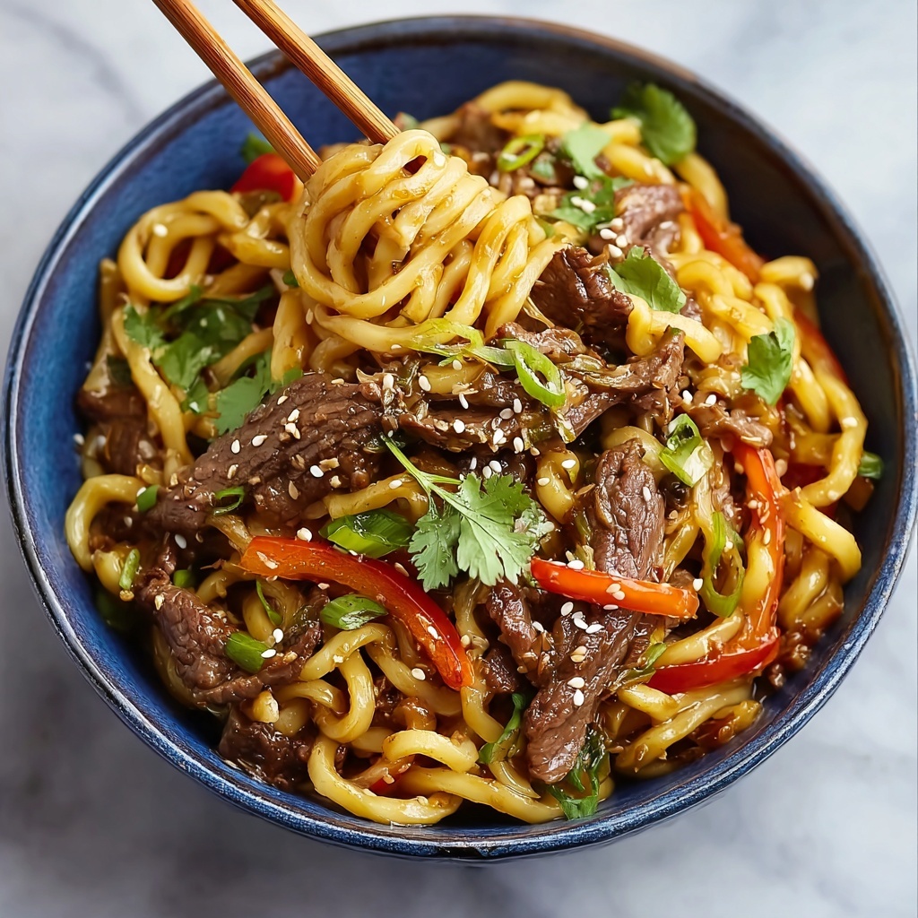 Hoisin Beef Noodles Recipe - Recipe Image