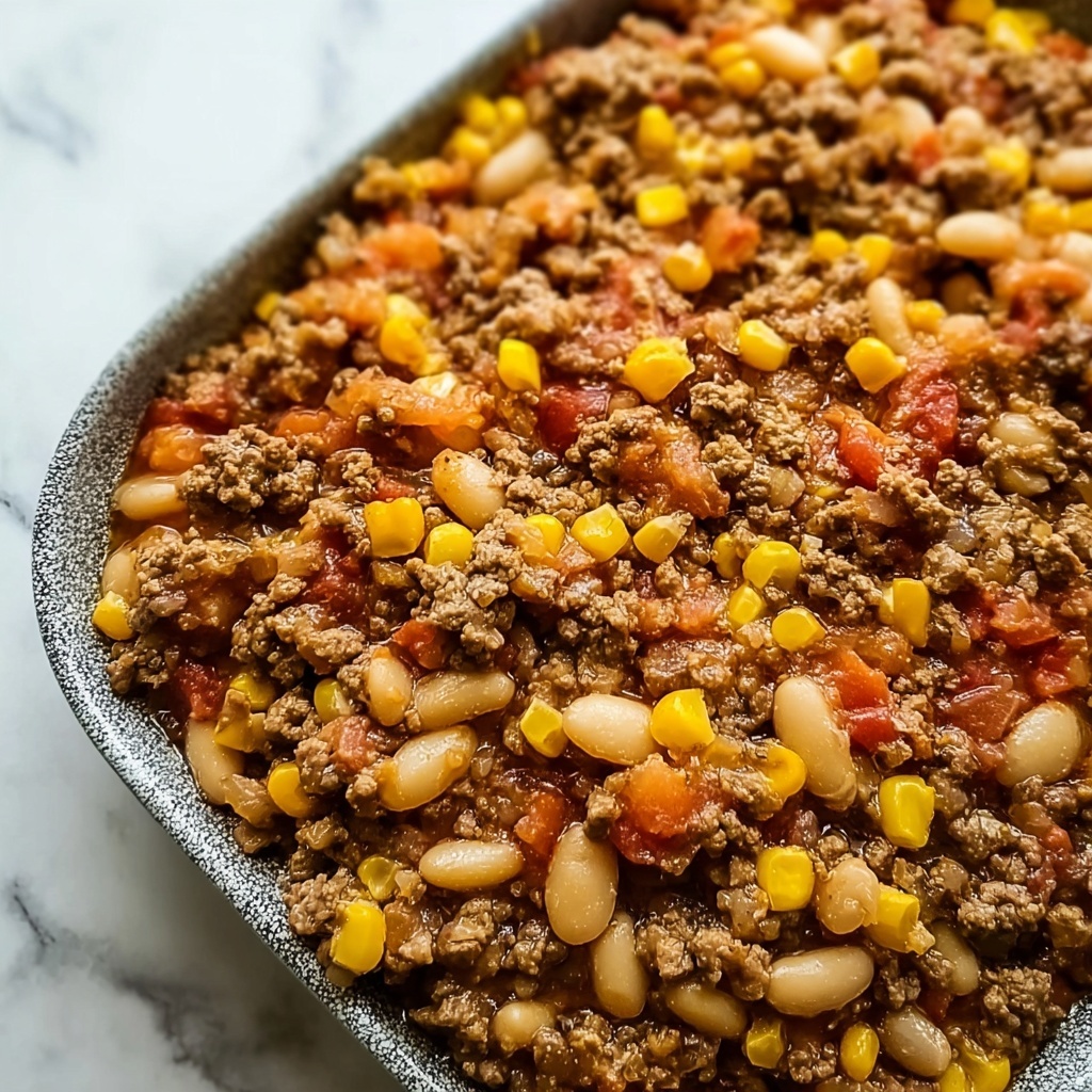 Baked Beans & Ground Beef Casserole Recipe - Recipe Image