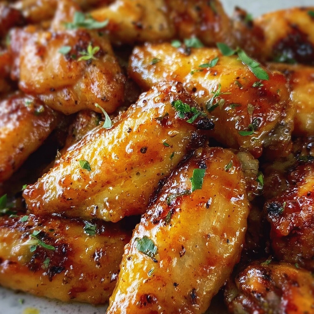 Honey Lemon Pepper Wings Recipe - Recipe Image
