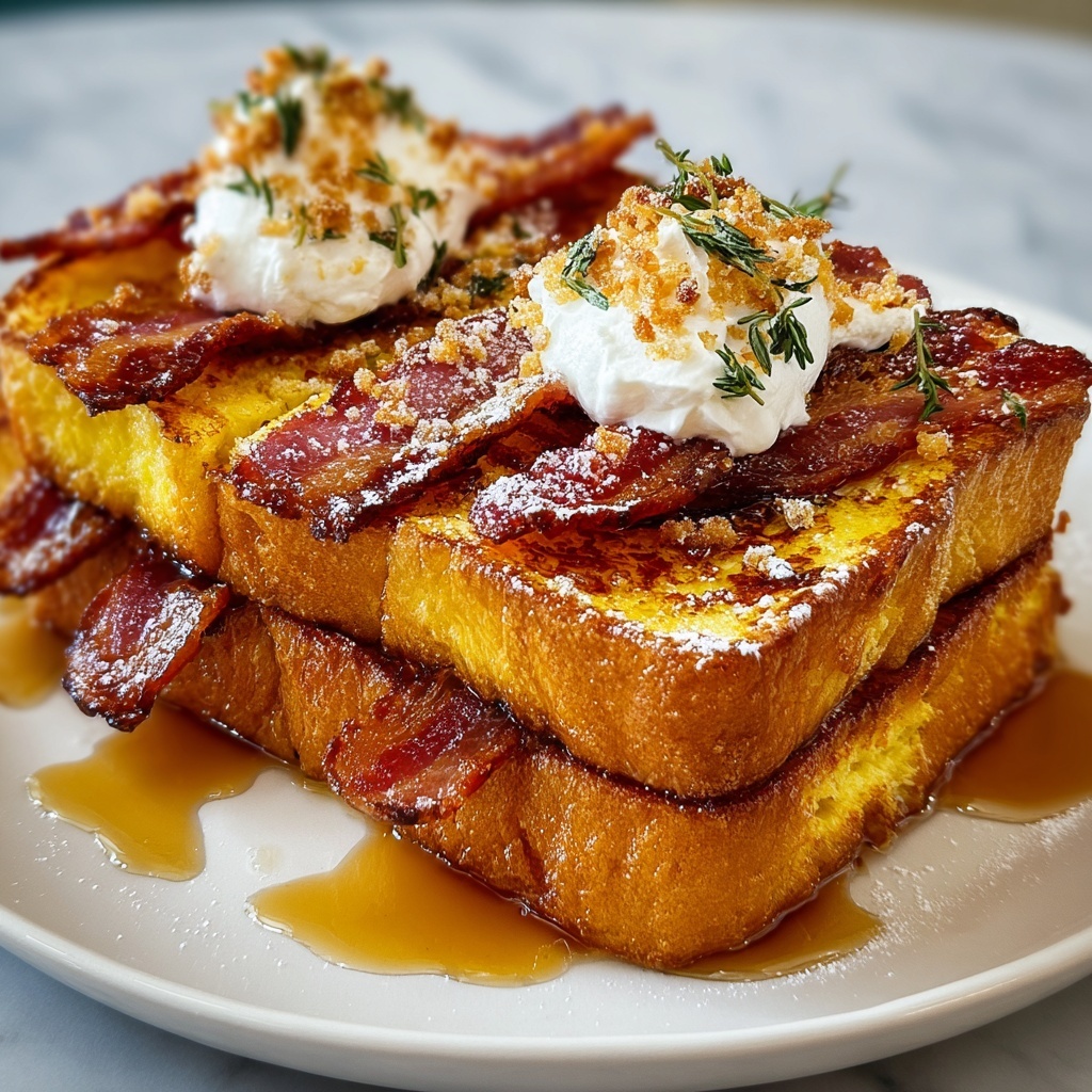 Bourbon Maple Bacon French Toast Recipe - Recipe Image