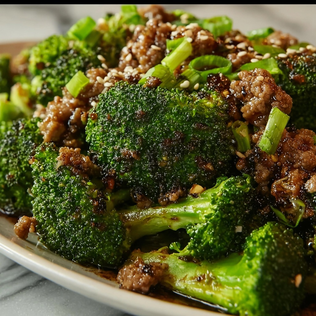 Korean Ground Beef and Broccoli Recipe - Recipe Image
