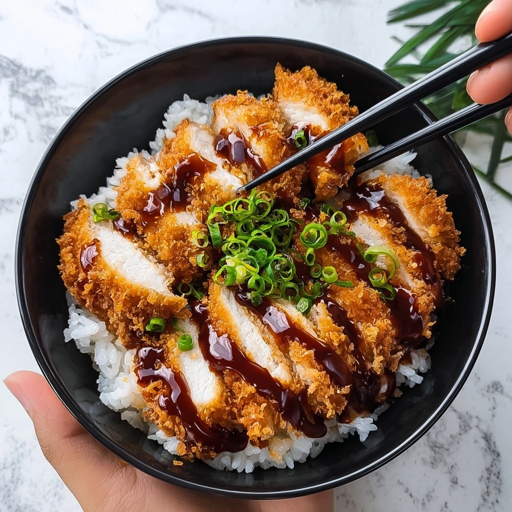 Japanese Katsu Bowls with Tonkatsu Sauce Recipe - Recipe Image