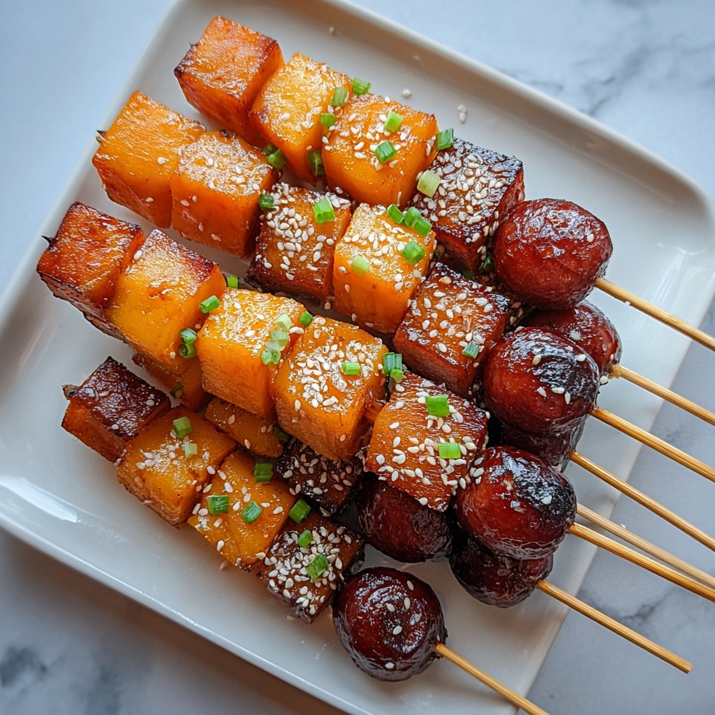 Sotteok Sotteok (Korean Rice Cake and Sausage Skewers) Recipe - Recipe Image