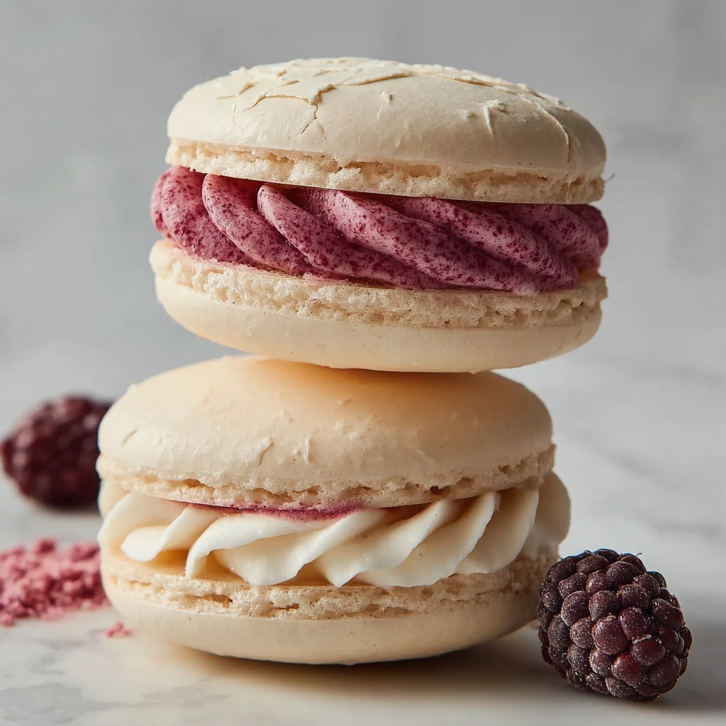 White Chocolate Raspberry Macarons Recipe - Recipe Image