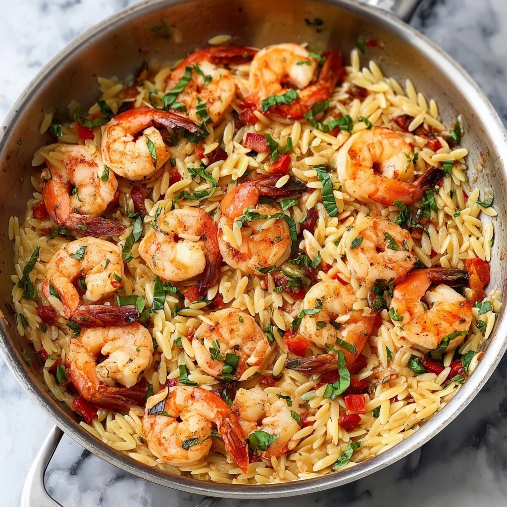 One-Pot Marry Me Shrimp and Orzo Pasta Recipe - Recipe Image