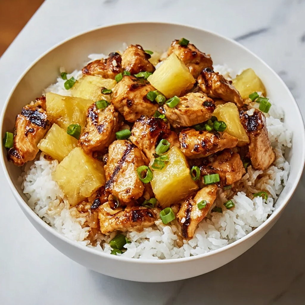 Tropical Pineapple Chicken & Rice Delight Recipe - Recipe Image