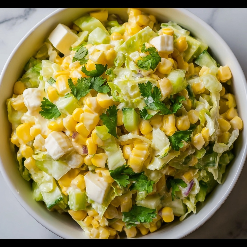 Jalapeno Corn Coleslaw : Bold and Flavorful Recipe - Recipe Image