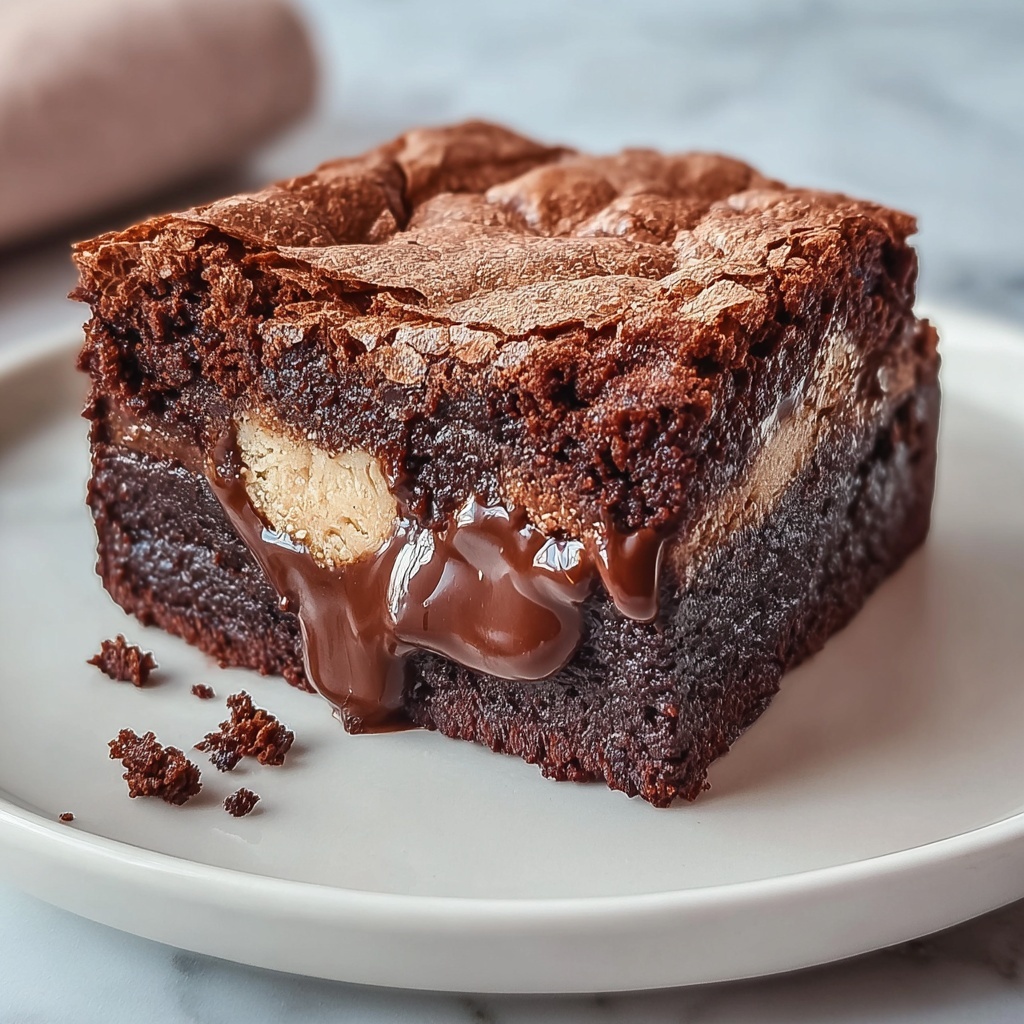 Peanut Butter Cup Brownies Recipe - Recipe Image