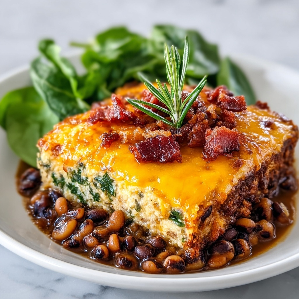 Tex Mex Black Eyed Pea Casserole Recipe - Recipe Image